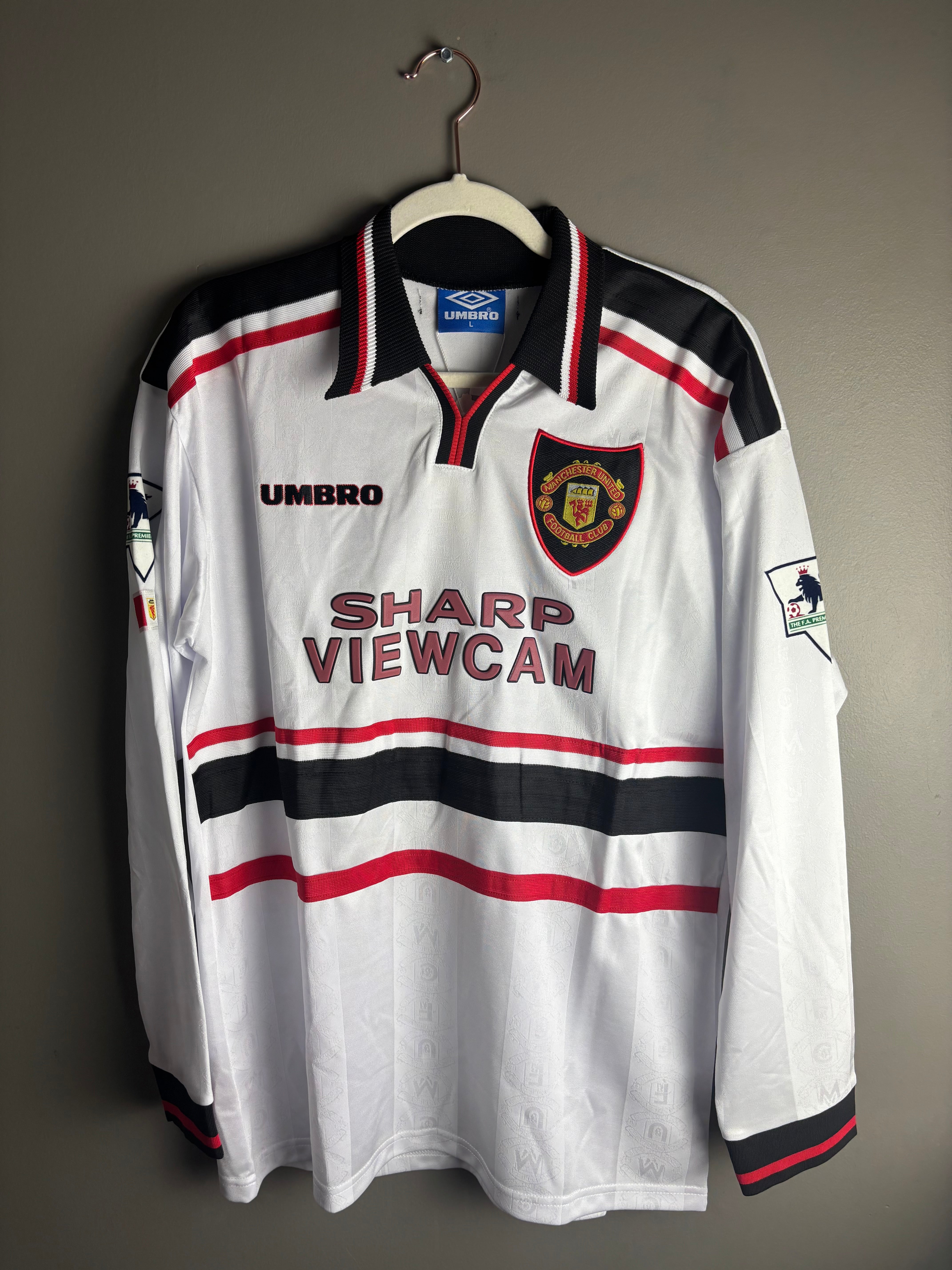 ウェア Manchester United 1997-98  BECKHAM MANCHESTER UNITED BECKHAM 1997-1998 ORIGINAL JERSEY Size L | eBay